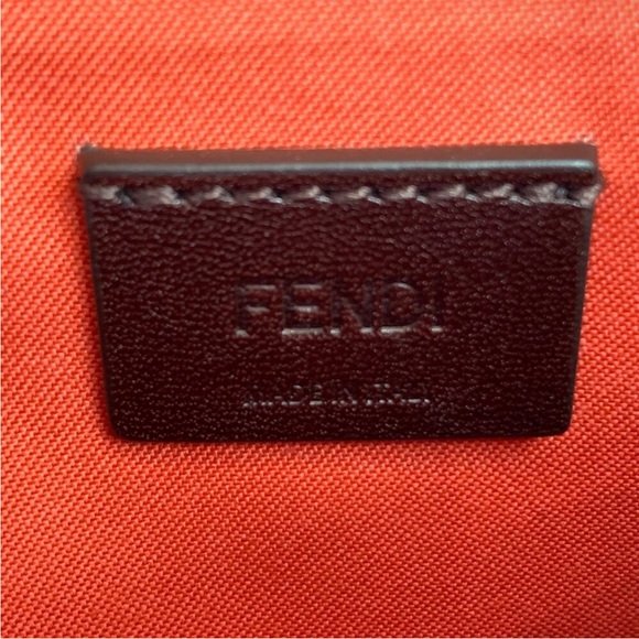 Fendi Orange and Blue Leather Bird Clutch - Picture 8 of 11